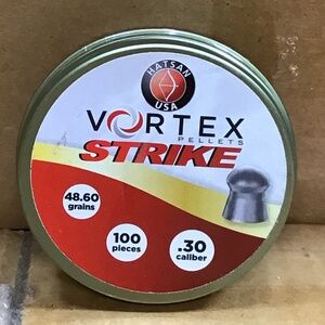 Hatsan Vortex Strike Pellets .30 Caliber 100 Count